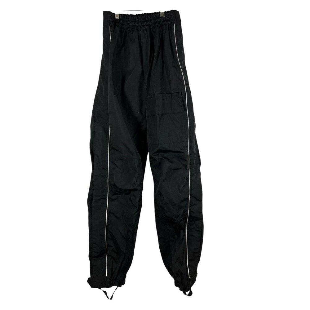 Harley-Davidson Nylon Water Resistant Riding Pants Size Small‎ Velcro Zip Sides